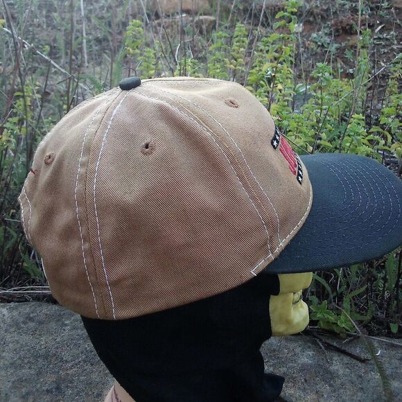 Vintage Nike Junior In '96 Snap Hat Cap Custom Tan - Picture 4 of 7